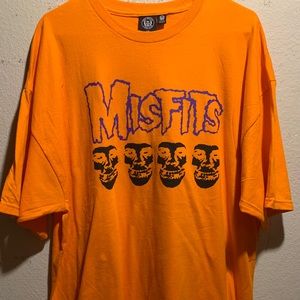 Obey x Misfits orange tee